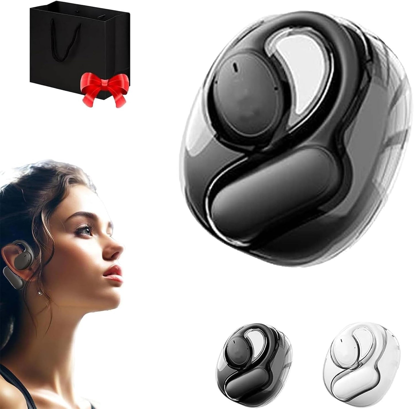 Paxa Translation Headphones, Paxa Open Air Traductor, Paxa Headphones, Paxa Openair 5 Ows Translation Wireless Bluetooth Earphones, 2024 New Ai Headphones Language Translation (Black)